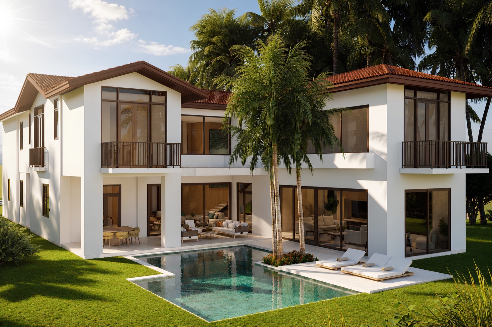 Riverside Villa — Terrace